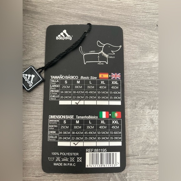 NWT Babydog Coat Black for puppy or car or small dog - Picture 3 of 10